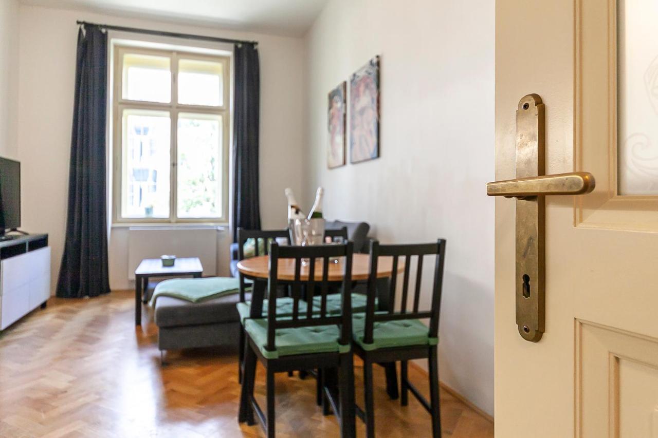 Alfons Mucha Flat / Quiet Street / National Museum Apartment Prague